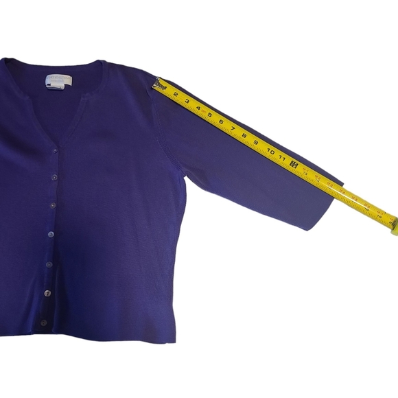 Worthington Essentials Purple Sweater Size L - Picture 6 of 6